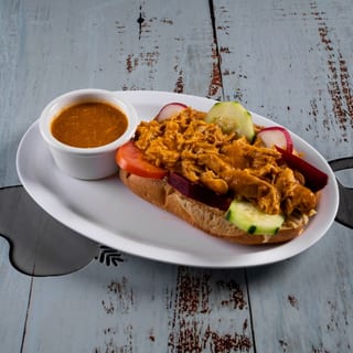 Stuffed chicken bread- Pan Con Pollo