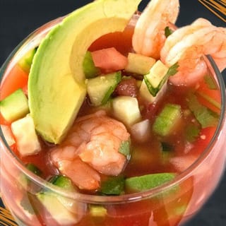 Shrimp coctail - Coctel de camarones